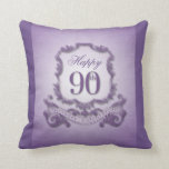 90th Birthday Celebration with Message (back) Pillows