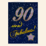 90th birthday for someone Fabulous cards