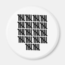 90th birthday fridge magnet