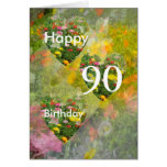 90th Birthday Greeting Card