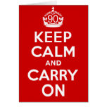 90th Birthday Greeting Cards