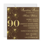 90th Birthday Invitations
