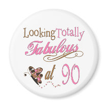 90th Birthday magnets by DesignsOutOfMind 90th Birthday magnets
