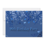 90th Birthday Party Custom Announcements