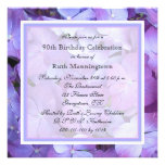 90th Birthday Party Invitation - Hydrangeas
