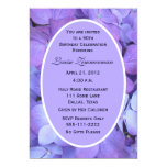 90th Birthday Party Invitation -- Hydrangeas Custom Announcements