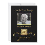 90th Birthday Party Invitations - Add your photo