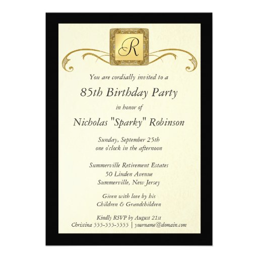 90th Birthday Party Invitations - Add your photo