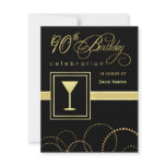 90th Birthday Party Invitations - with Monogram