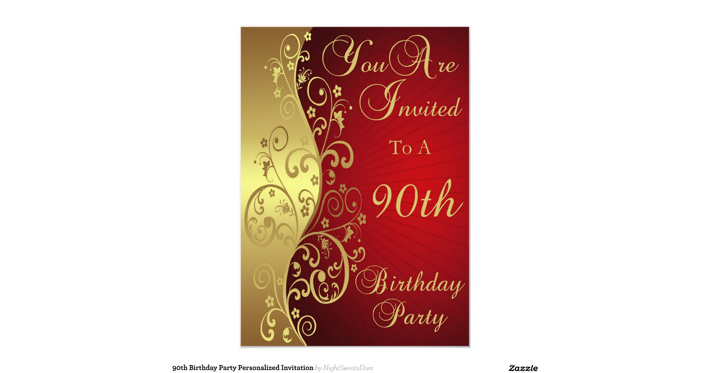 90th_birthday_party_personalized_invitation