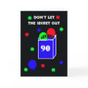 90th Surprise Birthday Party Invitation -- Secret cards