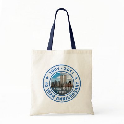 911 10 Year Anniversary Bags by cdandc