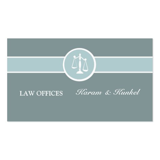 911 Business Attorney Legal Scale Of Justice Business Card (front side)