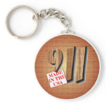 911 Conspiracy Keychain