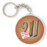 911 Conspiracy Keychain