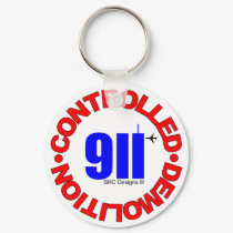 911 CONSPIRACY KEYCHAIN 9/11