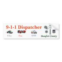 911 Dispatcher Bumper Sticker bumper stickers by lpuchala 911 Dispatcher Bumper Sticker bumper stickers