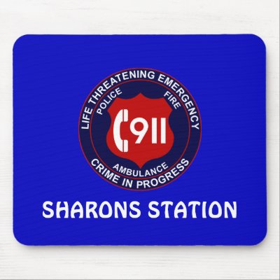 911 Dispatcher - Call Taker Mousepad by marcscreations