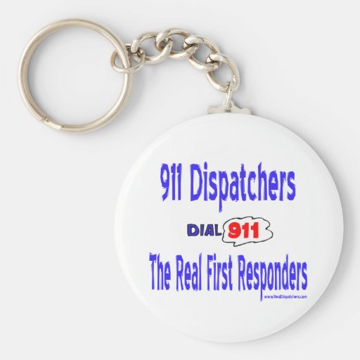 911 Dispatcher Keychain