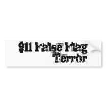 911 False Flag Terror Bumper Stickers