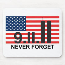 911 flag mousepad