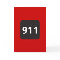 911 greeting card