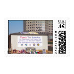 911 Ground Zero Thank You America Postage Stamp