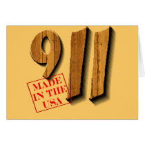 911 Made in USA Card