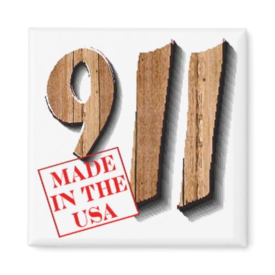 911 Made in USA Refrigerator Magnets by 911conspiracy