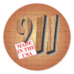 911 Made in USA Sticker