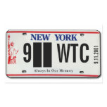911 Memorial NY License Plate Sticker 2