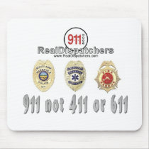911 not 411 or 611 Dispatcher Mouse Pad mousepads by RealSlogans 911 not 411 or 611 Dispatcher Mouse Pad mousepads