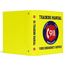 911 Training & Manual Binder