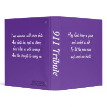 911 tribute binders