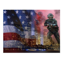 911 Twin Towers Postcard