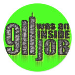 911 Was an Inside Job Round Stickers