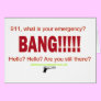 911, what is your emergency? cards