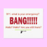 911, what is your emergency?