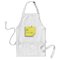 912 Post IT aprons by GooseBechir 912 Post IT aprons