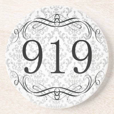 919 Area Code Beverage Coaster