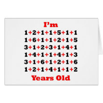 91 Years old Blk Red Greeting Cards