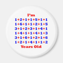 91 Years old! Fridge Magnets