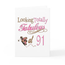 91st Birthday Cards