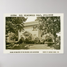 921 Ridgewood Road Ca. 1952 Posters