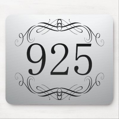 925 Area Code Mouse Pad by AreaCodes