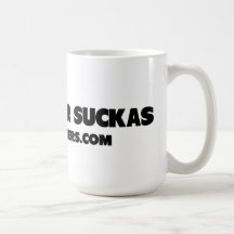 925 Killers White SLEEP IS FOR SUCKAS MUG