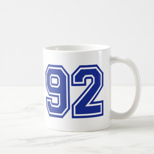 92 - number mugs