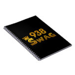 938 Area Code Swag Spiral Notebooks