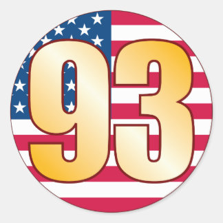 Number 93 Stickers Zazzle