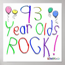 93 Year Olds Rock ! Poster